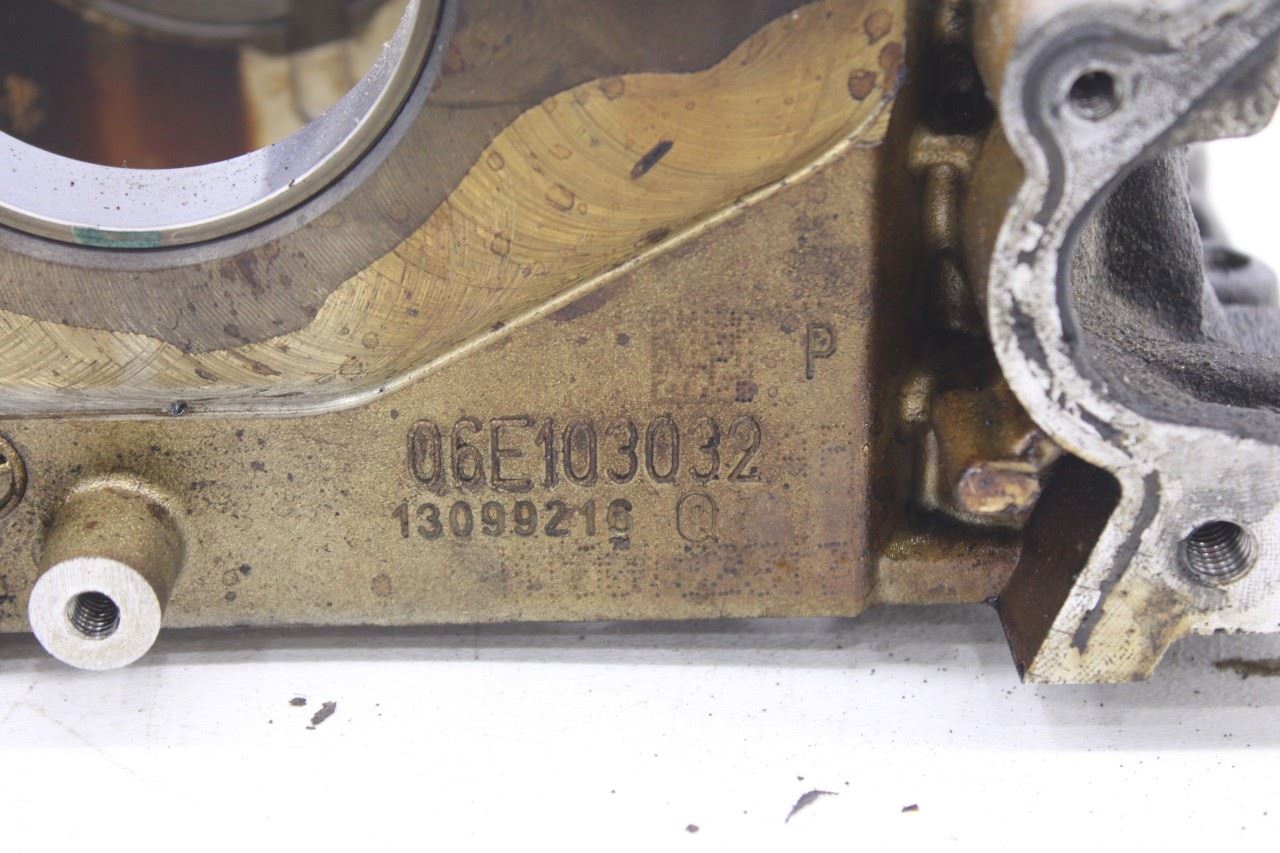 2013-2016 Audi S4 Premium Plus 3.0L Engine Lower Cylinder Block 06E103032 OEM7