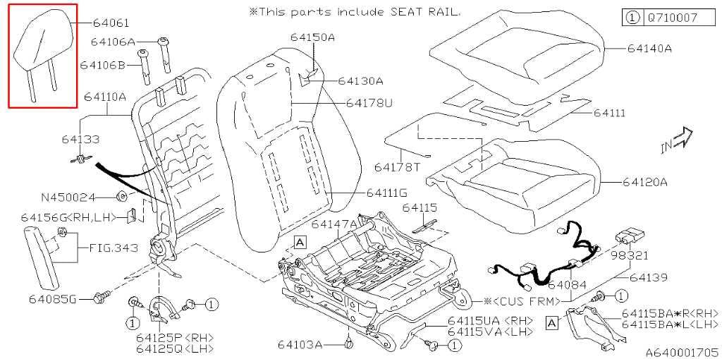 2017-21 Subaru Impreza Limited 2.0L Front Right and Left Side Seat Headrest Set - Alshned Auto Parts