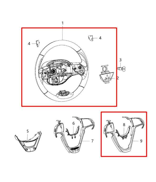 14-21 Jeep Grand Cherokee Summit 5.7L Steering Wheel Leather w/ Control Buttons - Alshned Auto Parts