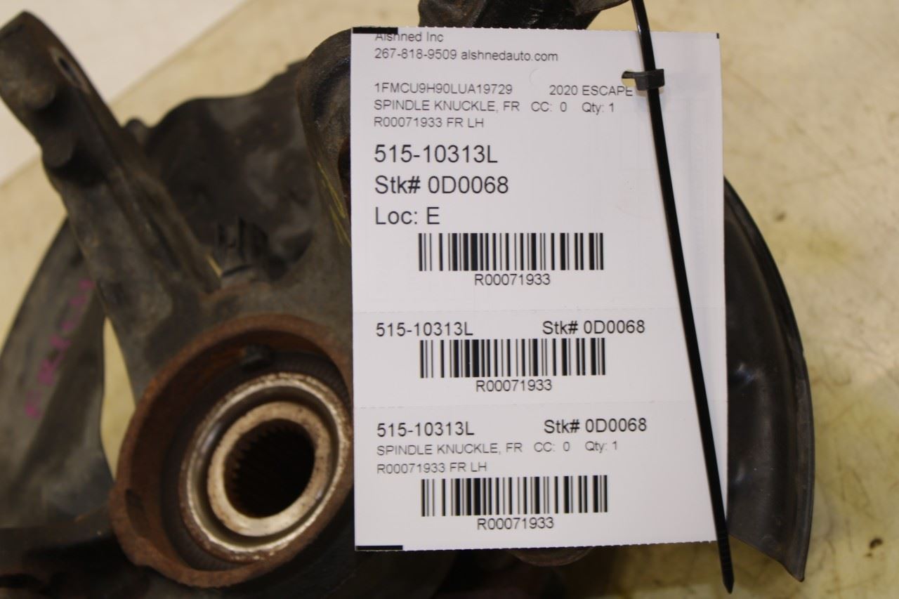 2020-25 Ford Escape SEL Front Left Driver Side Spindle Knuckle Hub LX6Z-3K186-L - Alshned Auto Parts