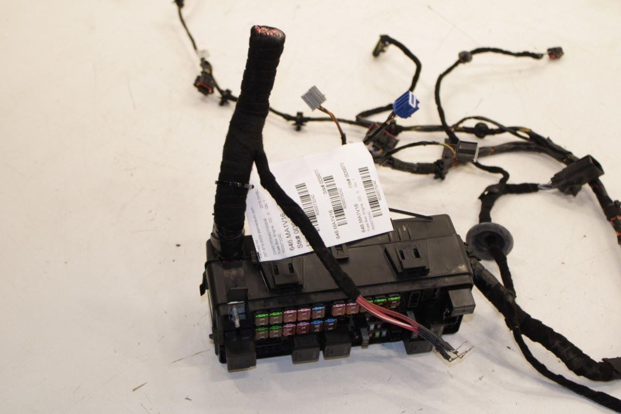 2014-2016 Maserati Ghibli S Q4 Rear Body Wire Harness w/ Fuse Box 670030497 OEM - Alshned Auto Parts