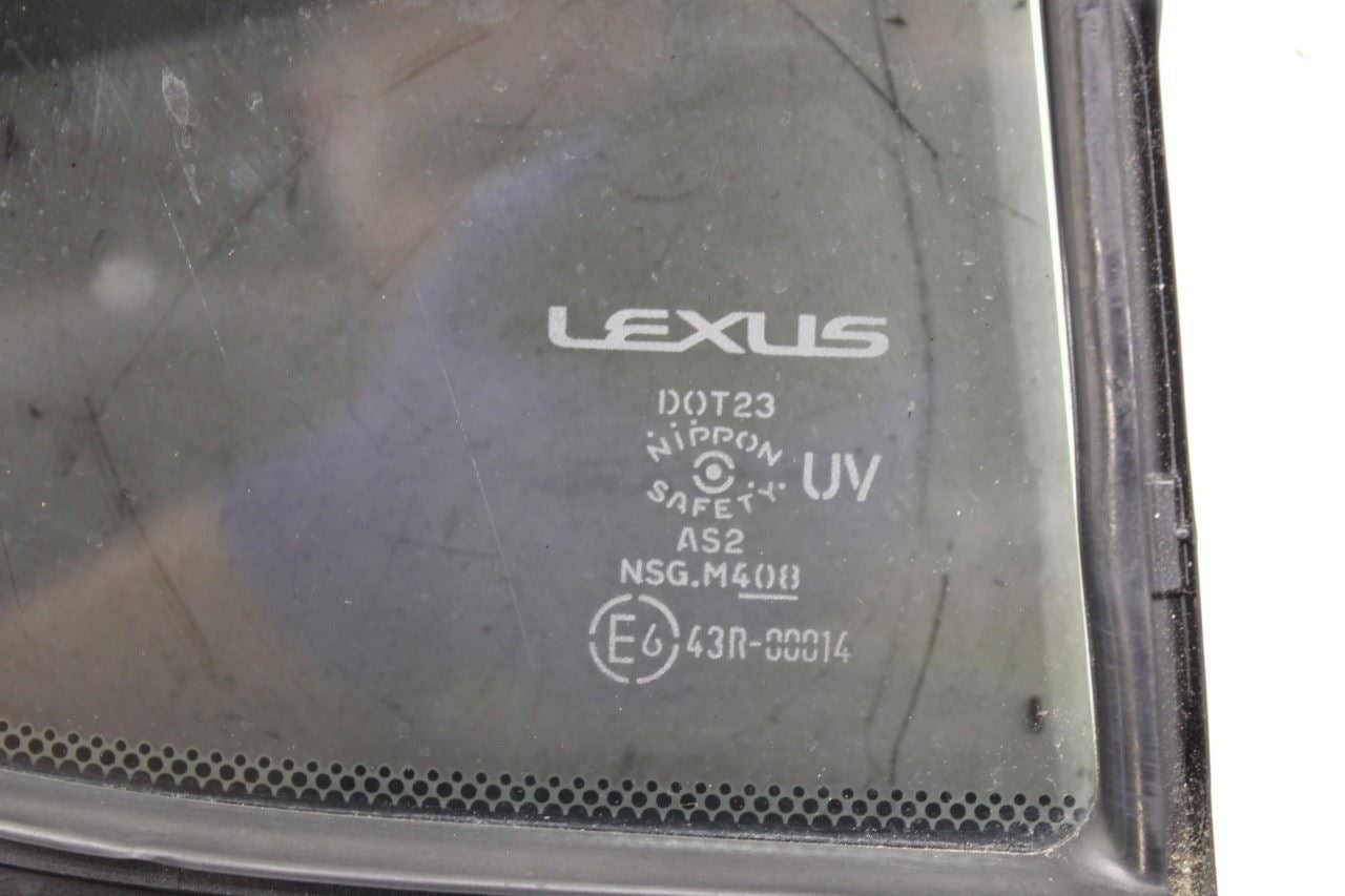 2013-2020 Lexus GS350 Rear Right Side Door Quarter Window Glass 68123-30640 OEM - Alshned Auto Parts