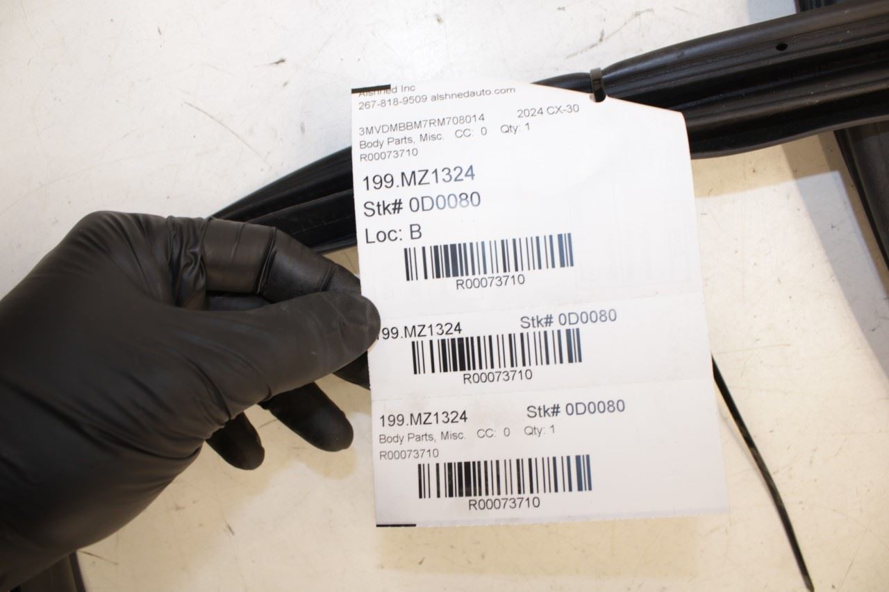 2020-2025 Mazda CX-30 2.5 S Rear Left Door Weatherstrip On Body DGH9-68-913 OEM - Alshned Auto Parts