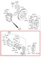 2016-2020 KIA Optima EX Front Left Driver Side Brake Disc Caliper 58110-D5100 - Alshned Auto Parts