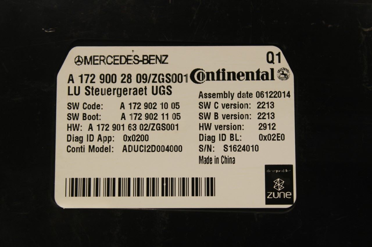 2013-2015 Mercedes-Benz ML350 Communication Interface Module 172-900-28-09 OEM - Alshned Auto Parts