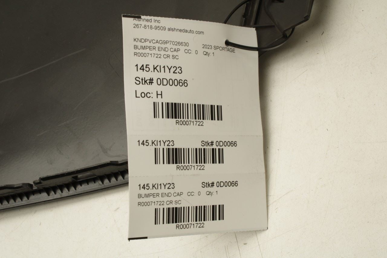 2023-25 Kia Sportage Hybrid EX Rear Right Upper Bumper End Cap Trim Cover *ReaD* - Alshned Auto Parts