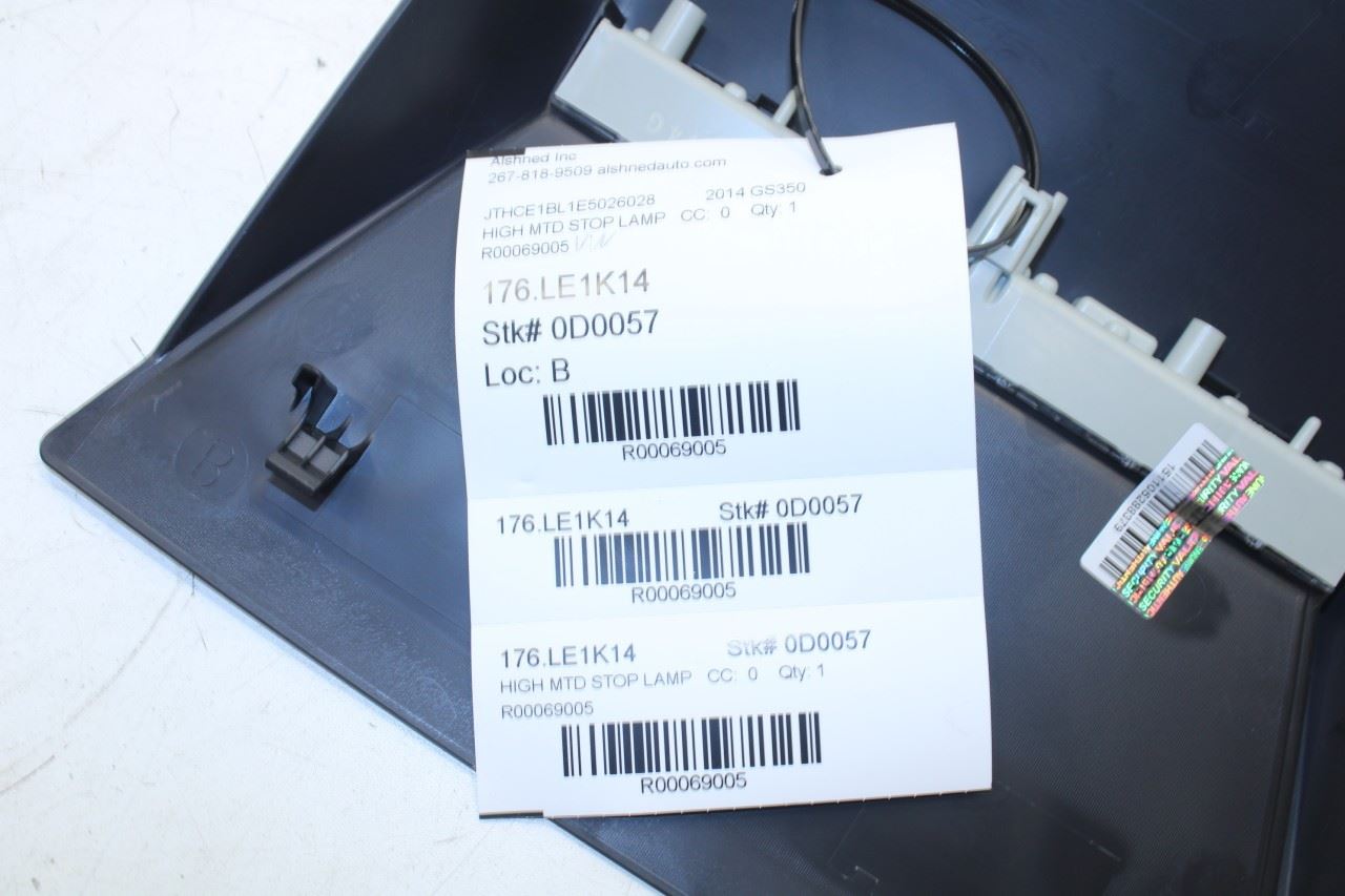 2013-2020 Lexus GS350 High Mounted Stop Light Lamp 81570-30230 OEM - Alshned Auto Parts