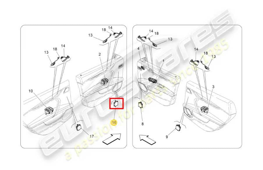 2017-21 Maserati Ghibli 3.0L RWD Front Driver Left Side Door Control Module ECU - Alshned Auto Parts