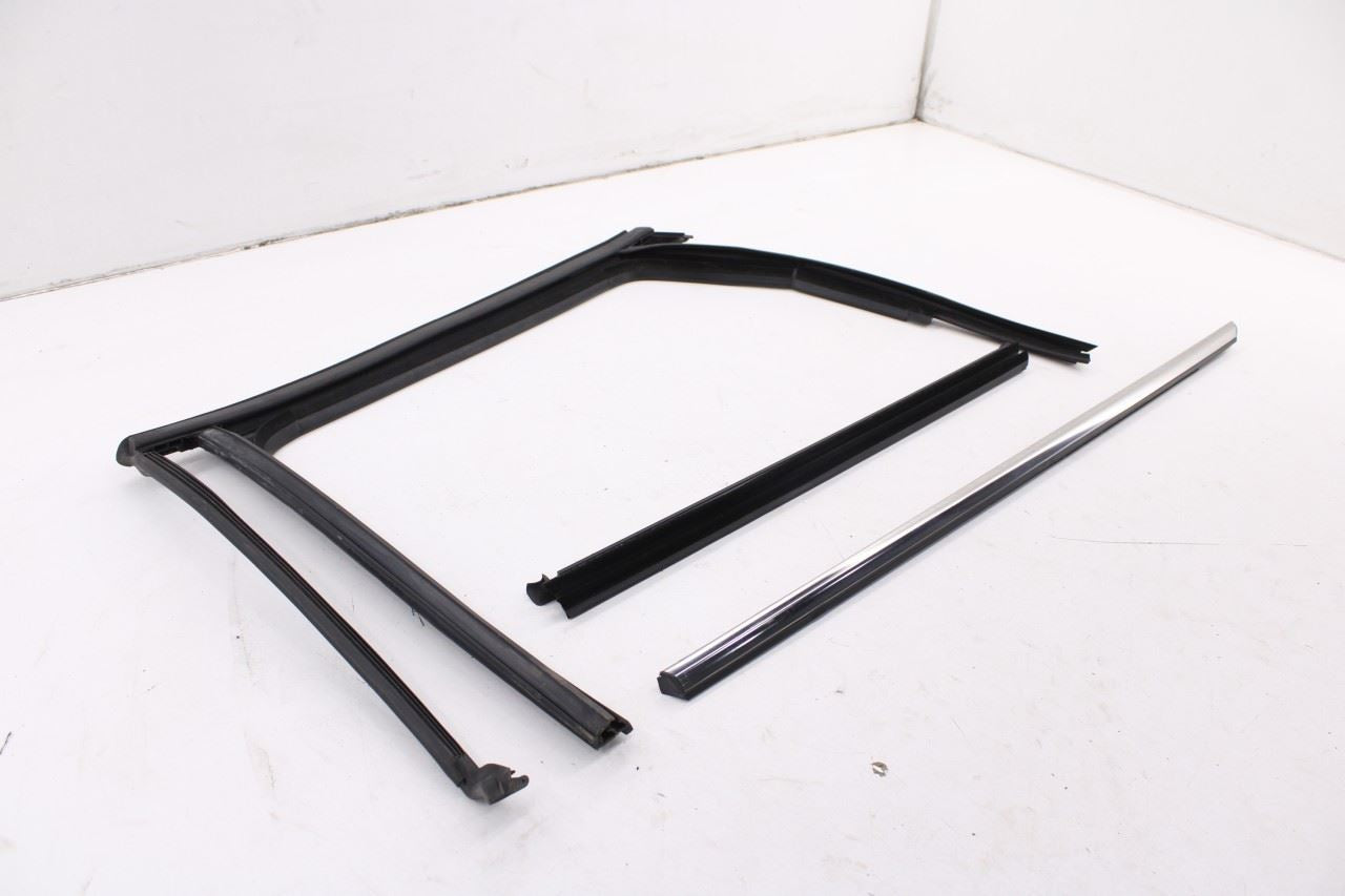 2019-26 Volkswagen Jetta SE Rear Left Door Run Channel w/ Belt Weatherstrip Set - Alshned Auto Parts
