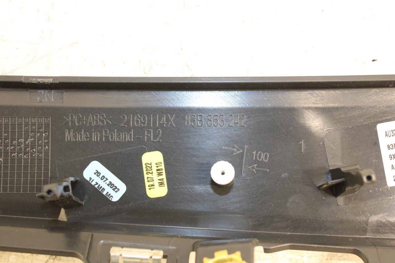 2019-2024 Audi Q3 S Line Front Right Dash Upper Trim Cover Panel 83B-853-242-6PS - Alshned Auto Parts