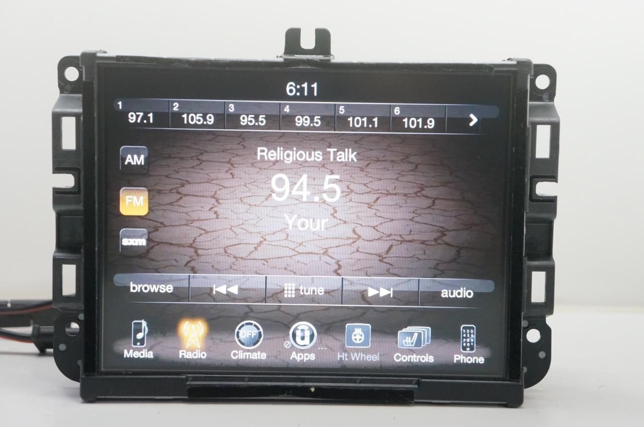2016 Jeep Cherokee Audio Radio Media Receiver Uconnect w/ 8.4 Display 68249986AH - Alshned Auto Parts