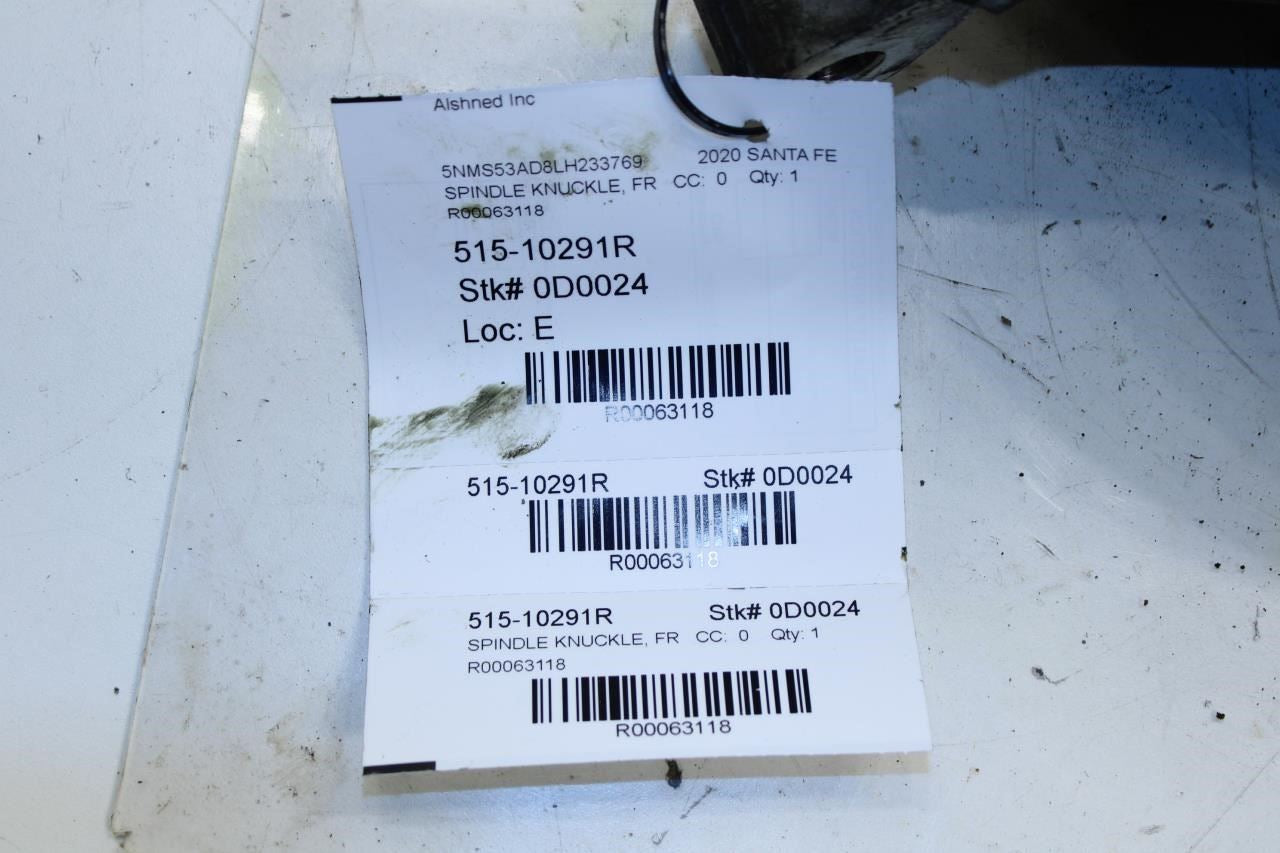 2019-2020 Hyundai Santa Fe Limited FWD Front RH Spindle Knuckle Hub 51711-S1000 - Alshned Auto Parts