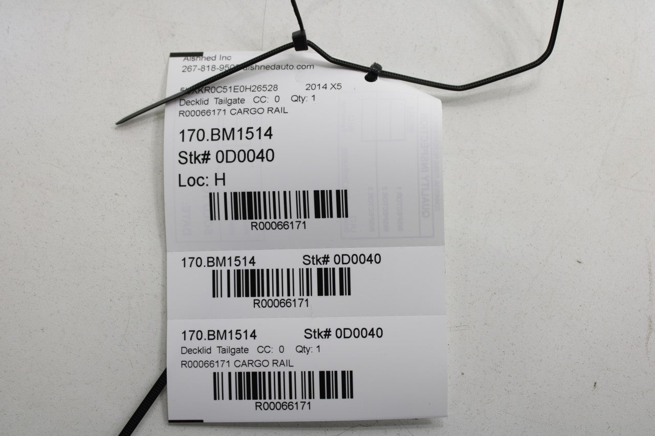 14-18 BMW X5 xDrive35i Rear Trunk RH and LH Compartment Lashing Rail Bracket Set - Alshned Auto Parts