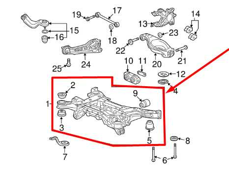 2013-2018 Acura RDX AWD Rear Crossmember Subframe 50300-TX4-A00 OEM *ReaD* - Alshned Auto Parts