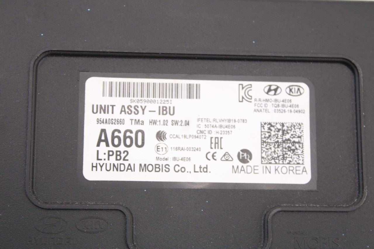 2019-2020 Hyundai Santa Fe SEL Body Computer Control Module BCM BCU 954A0-S2660 - Alshned Auto Parts