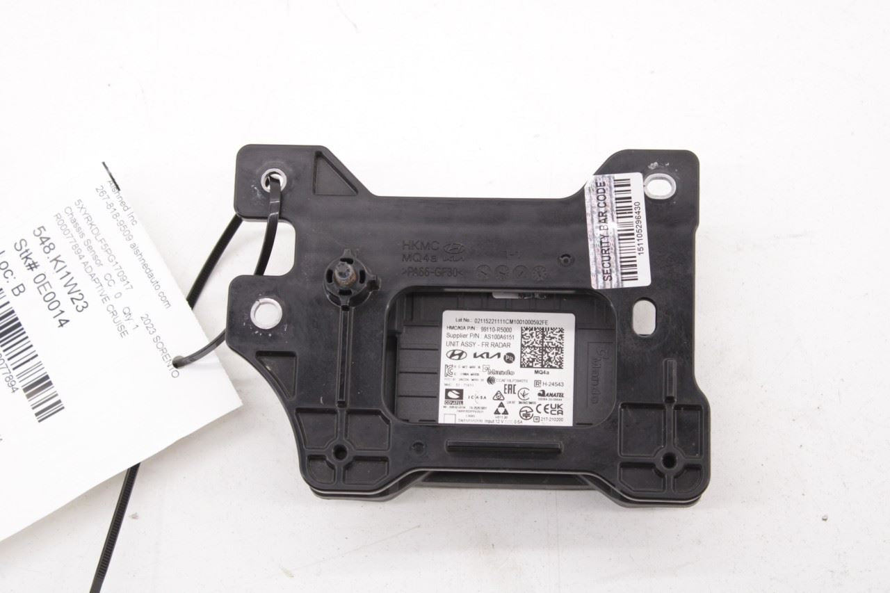 21-2023 Kia Sorento X-Line SX Prestige Front Cruise Adaptive Radar Sensor Module - Alshned Auto Parts