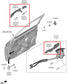 19-21 Hyundai Veloster 2.0L FWD Front Passenger Right Side Door Exterior Handle1