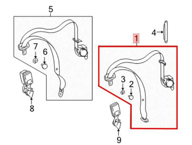 10-16 Mercedes-Benz E350 Sport 4Matic Rear Left Side 2nd Row Seat Belt Retractor - Alshned Auto Parts