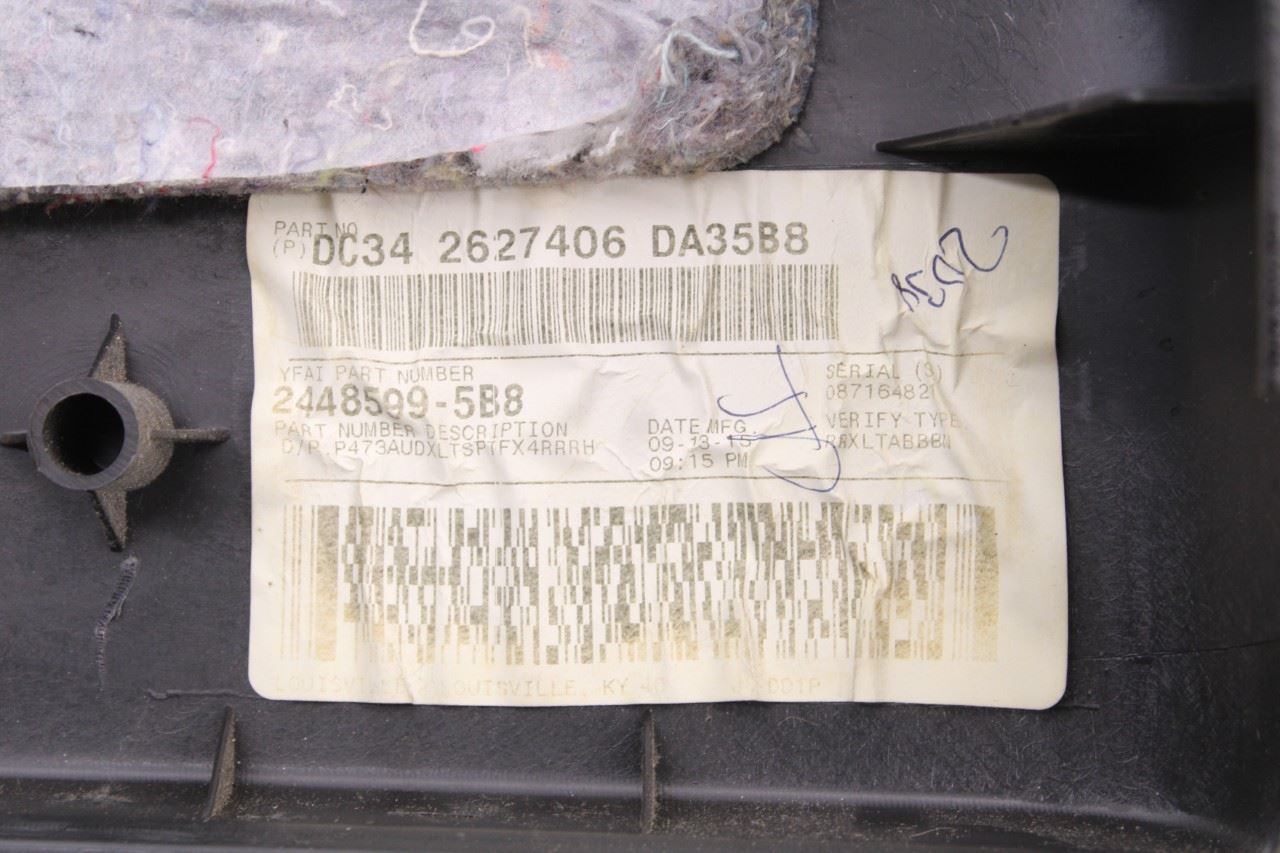 08-16 Ford F-250 Crew Cab Lariat Rear Right Side Door Trim Panel DC34-2627406-DA - Alshned Auto Parts