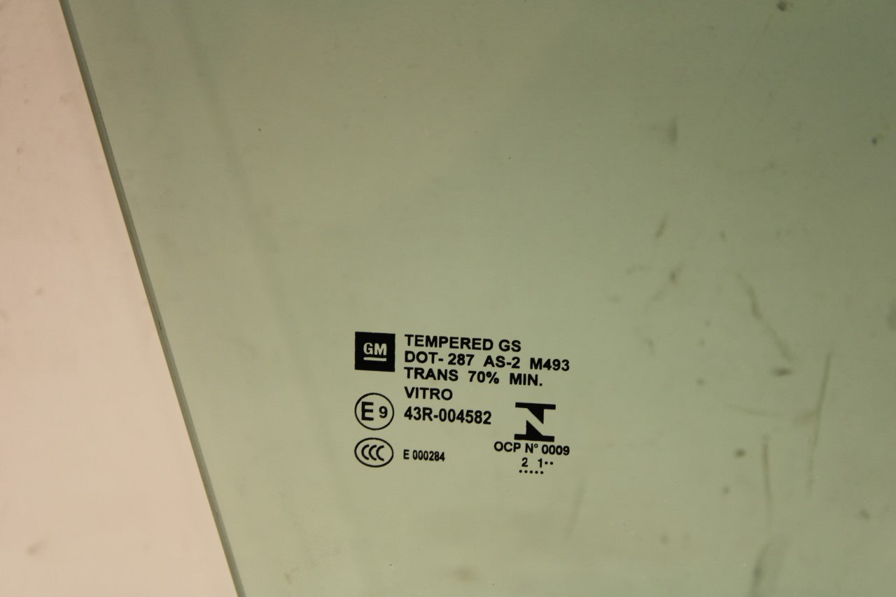 2019-2025 Chevrolet Blazer 2LT Front Right Side Door Window Glass 84955048 OEM - Alshned Auto Parts