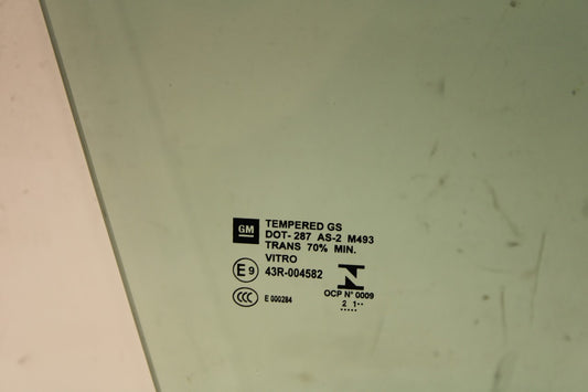 2019-2025 Chevrolet Blazer 2LT Front Right Side Door Window Glass 84955048 OEM - Alshned Auto Parts