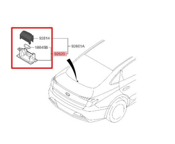 2020-2023 Hyundai Sonata SE Interior Reading Light Lamps w/ Cargo Courtesy Light - Alshned Auto Parts