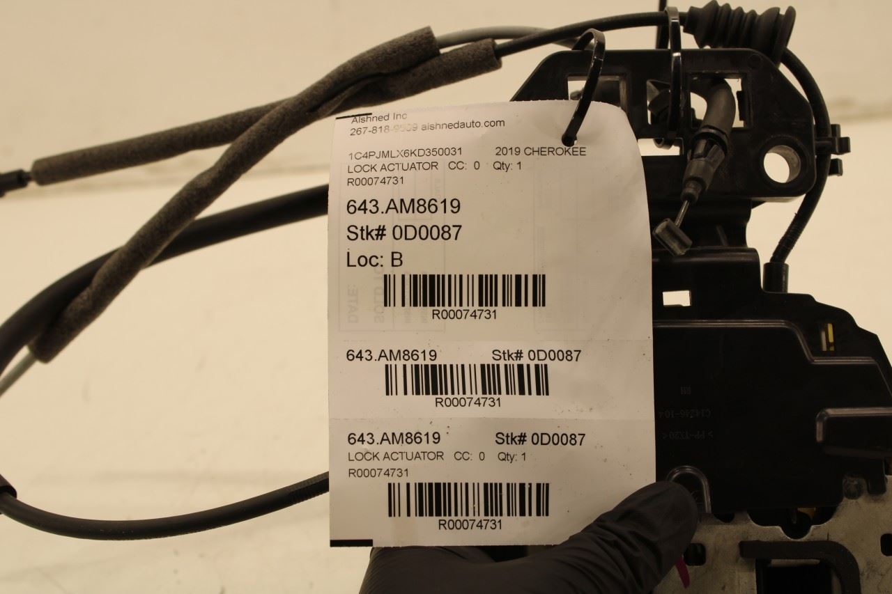 2018-2021 Jeep Cherokee Latitude Rear Right Door Lock Latch Actuator 04589914AE - Alshned Auto Parts