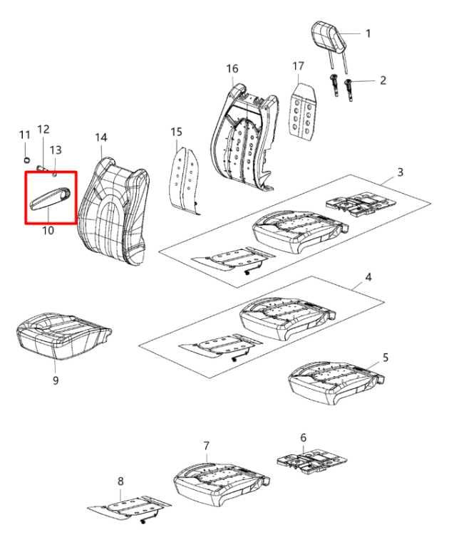 17-19 Chrysler Pacifica Limited 3.6L FWD Front Passenger Right Side Seat Armrest - Alshned Auto Parts