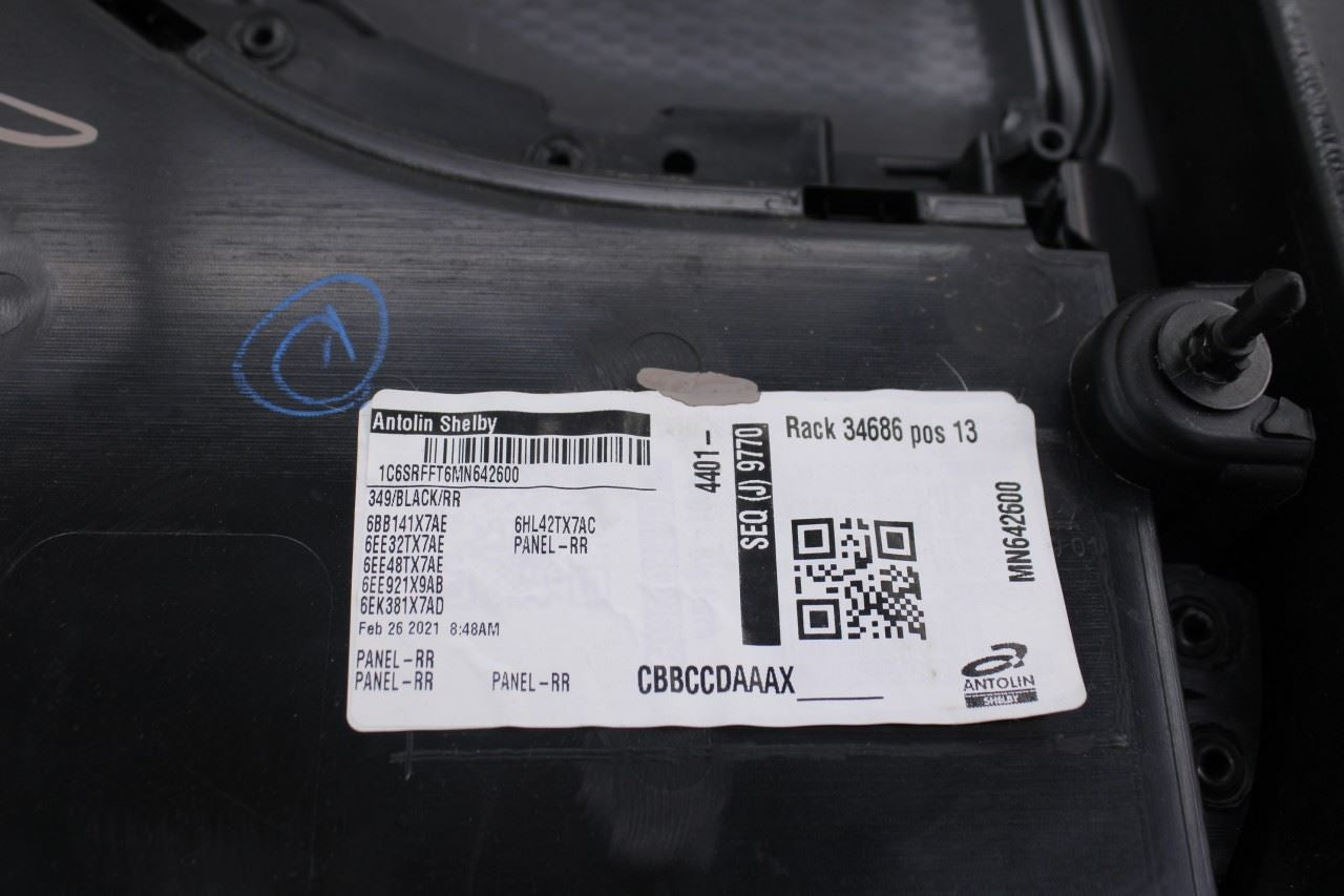 19-24 Ram 1500 Big Horn Crew Cab Rear Right Side Door Trim Panel 6SL341X7AA OEM7