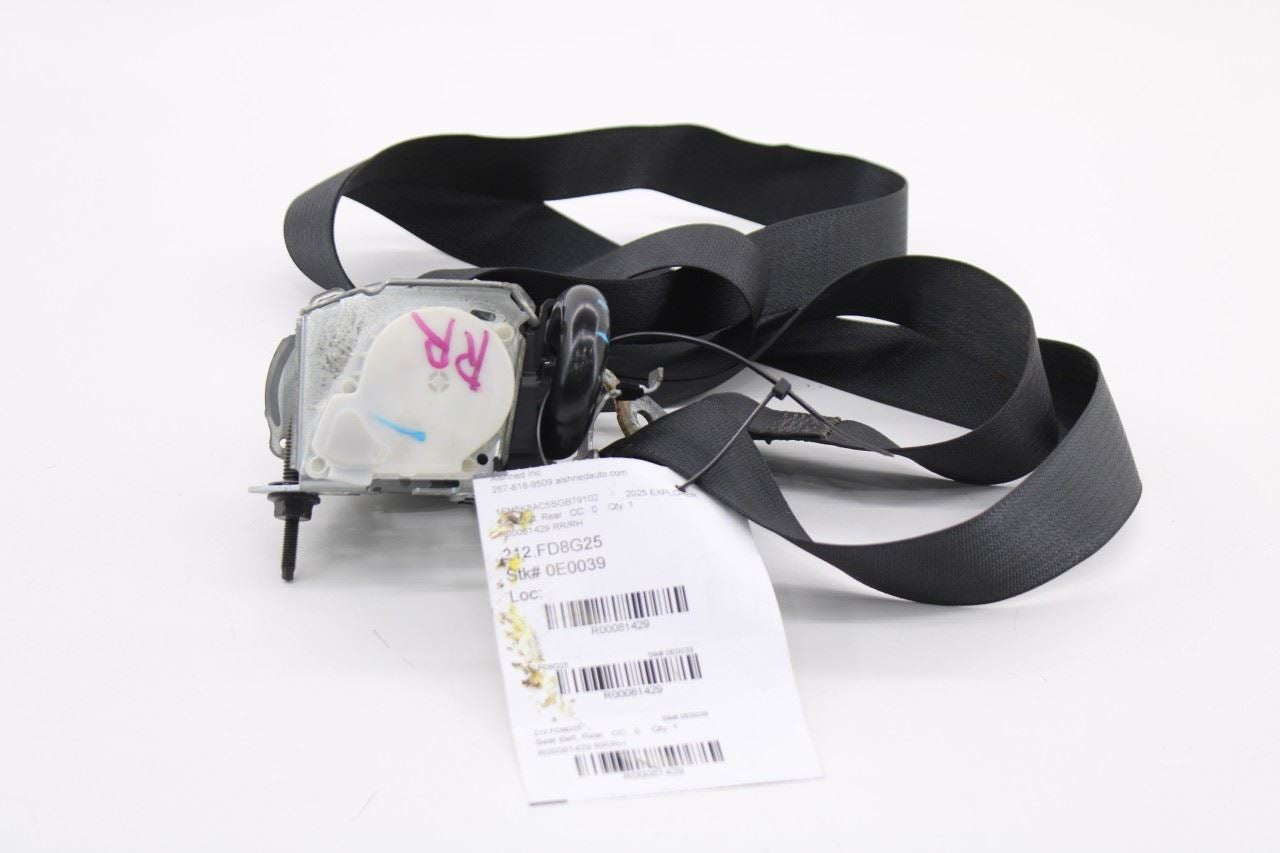 20-25 Ford Explorer Interceptor 3.0L Rear Right Side 2nd Row Seat Belt Retractor - Alshned Auto Parts