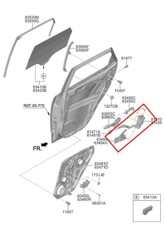 20-25 KIA Soul LX Rear Right Passenger Side Door Lock Latch Actuator 81420-K0100 - Alshned Auto Parts