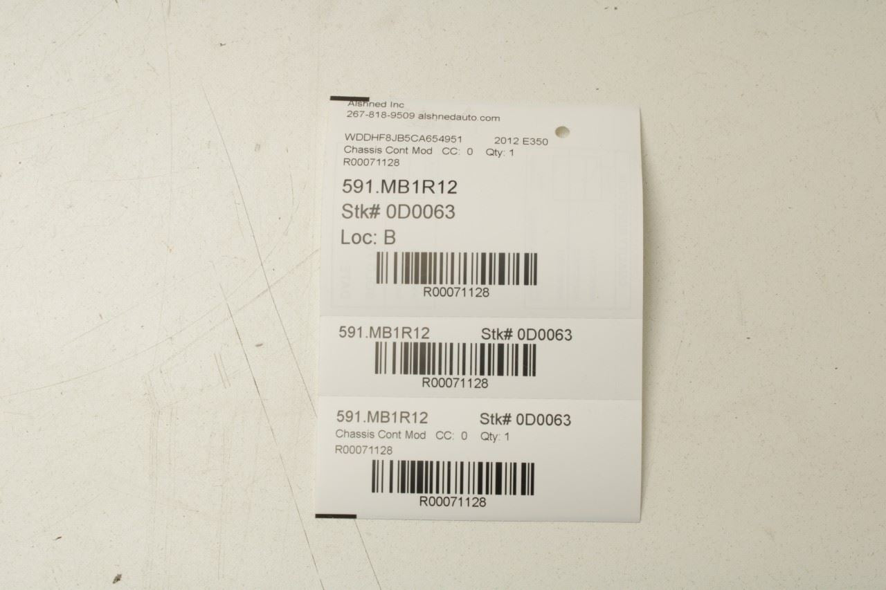 2010-2016 Mercedes-Benz E350 Sport 4MATIC Front Left Side Seat Control Module - Alshned Auto Parts
