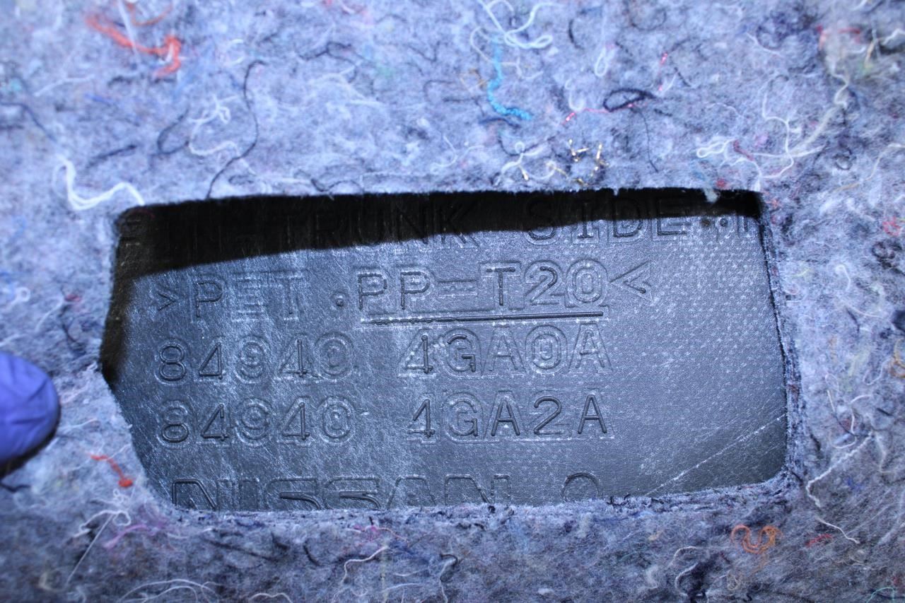 14-23 Infiniti Q50 Luxe RWD Trunk Rear Right Side Quarter Panel Trim 84940-4GA0A - Alshned Auto Parts
