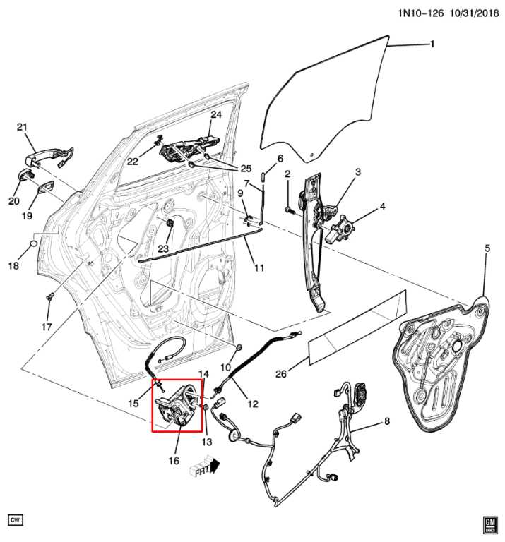 2019-2024 Chevrolet Blazer 2LT Rear Right Side Door Lock Latch Actuator 13546574 - Alshned Auto Parts