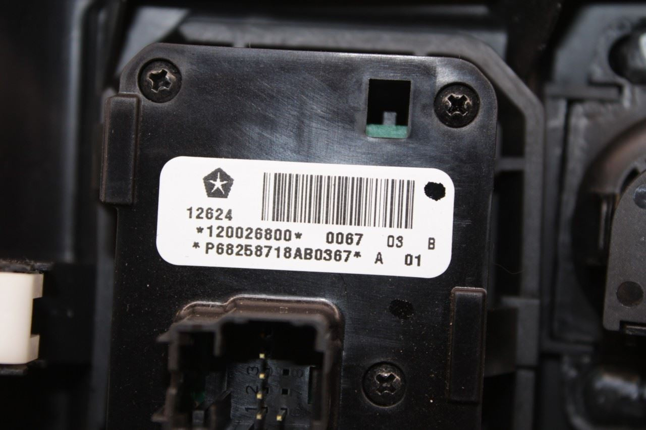 14-19 Jeep Grand Cherokee Summit FR Left Dash Lower Knee Bolster Trim w/ Switch - Alshned Auto Parts