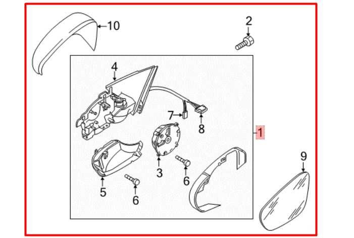 16-18 Volkswagen Passat SE Driver Left Side Rear View Mirror 561-857-507-BD-9B9 - Alshned Auto Parts