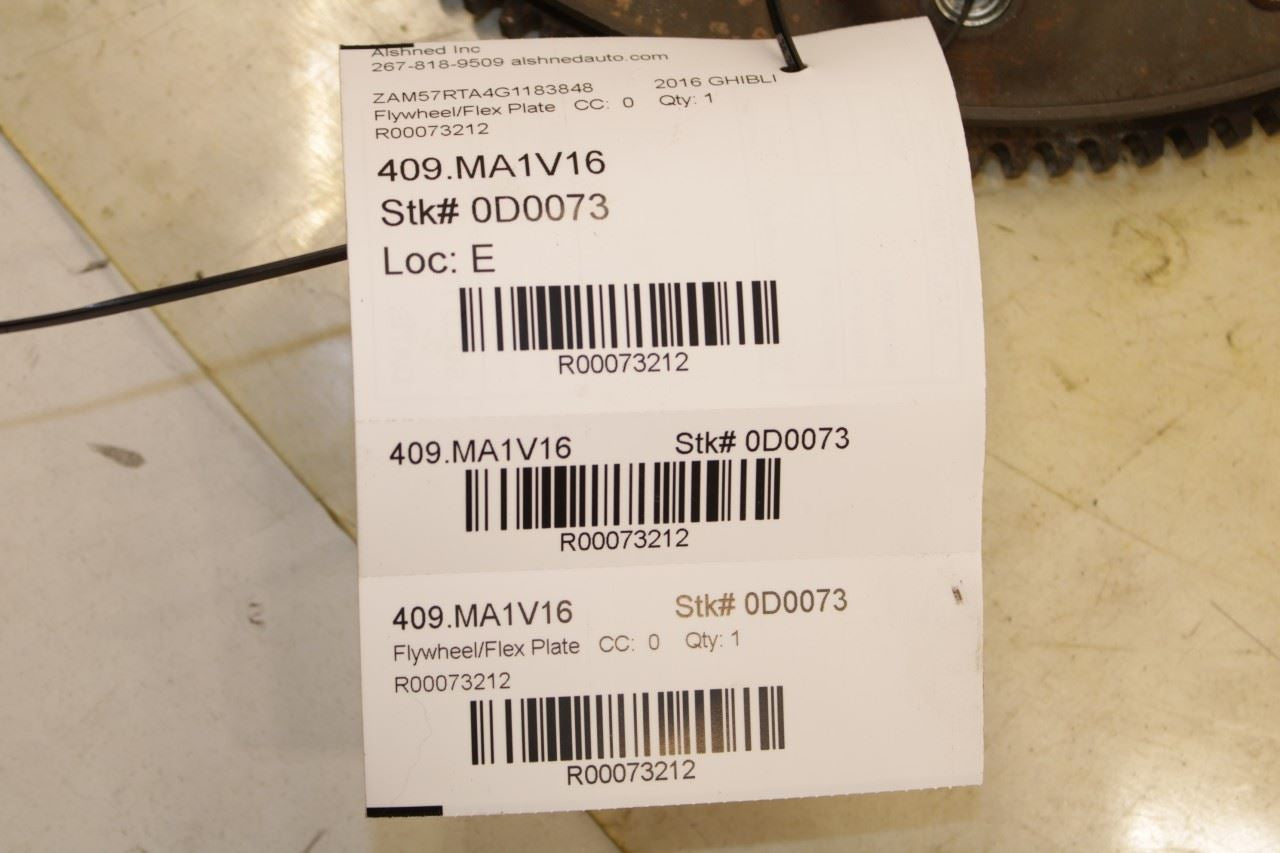 2014-2020 Maserati Ghibli S Q4 3L AWD Automatic Transmission Flywheel Flexplate - Alshned Auto Parts