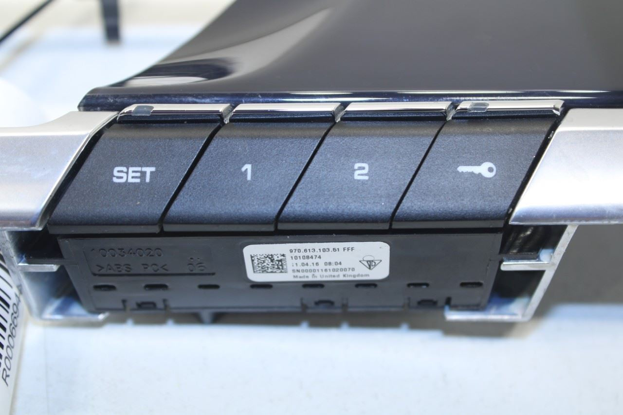 13-16 Porsche Panamera 4 Front LH Seat Memory Control Switch w/ Door Trim Panel - Alshned Auto Parts