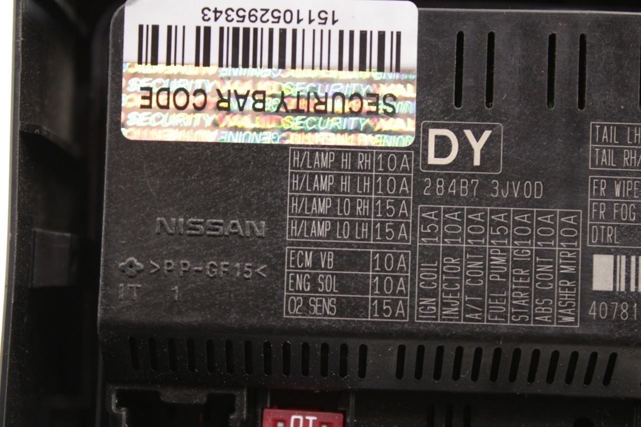 2014-18 Infiniti Q50 Premium 3.0L RWD Engine Bay IPDM Fuse Relay Box 284B7-3JV0D - Alshned Auto Parts