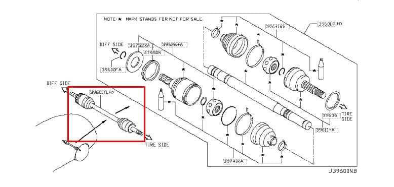 17-22 Infiniti Q60 Luxe AWD Rear Left Side CV Axle Drive Half Shaft 39601-4GB0A - Alshned Auto Parts