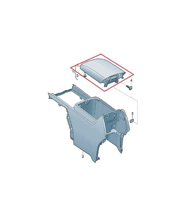 2020-23 Volkswagen Atlas SE Center Console Armrest Storage Lid 3CN864207A *ReaD* - Alshned Auto Parts