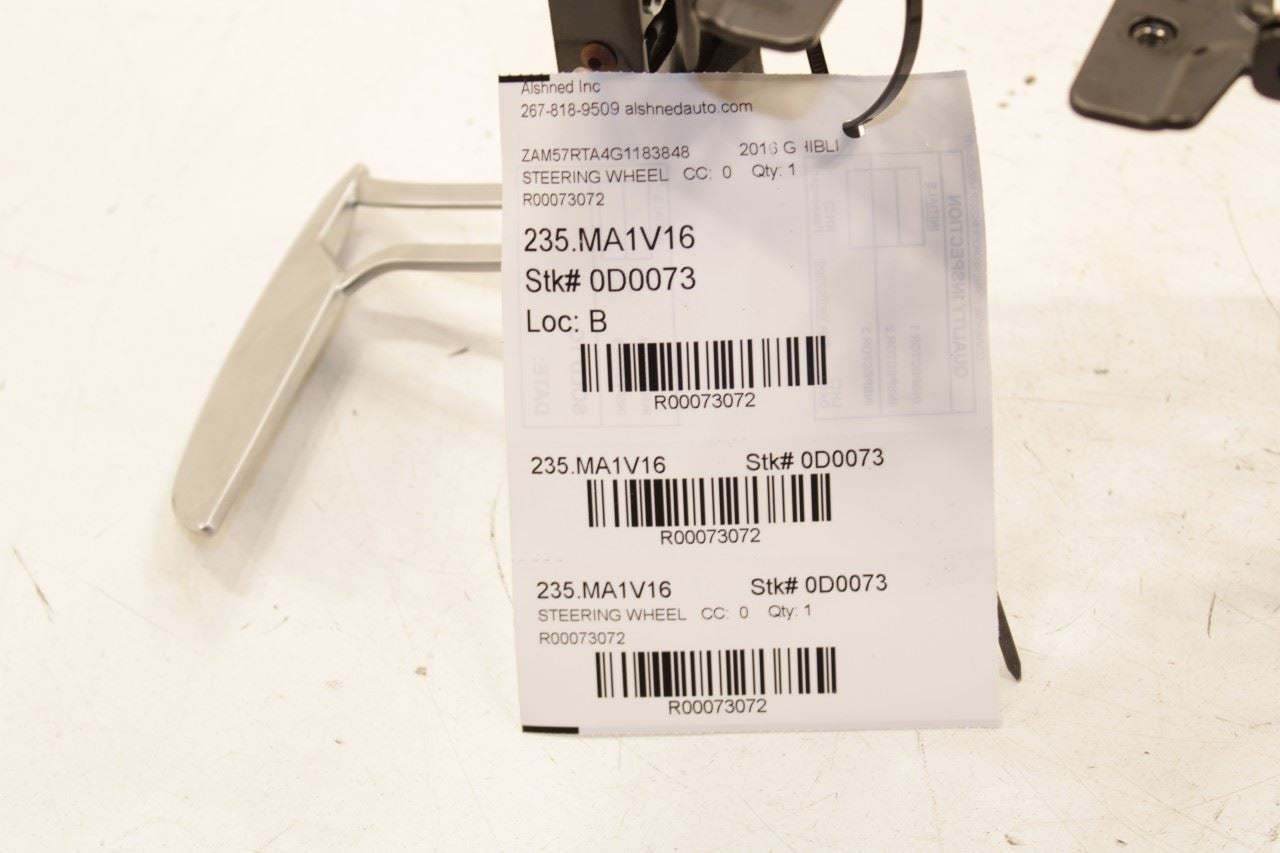 14-19 Maserati Ghibli S Q4 3.0L AWD Steering Wheel Shifter Paddle Gear Selector - Alshned Auto Parts