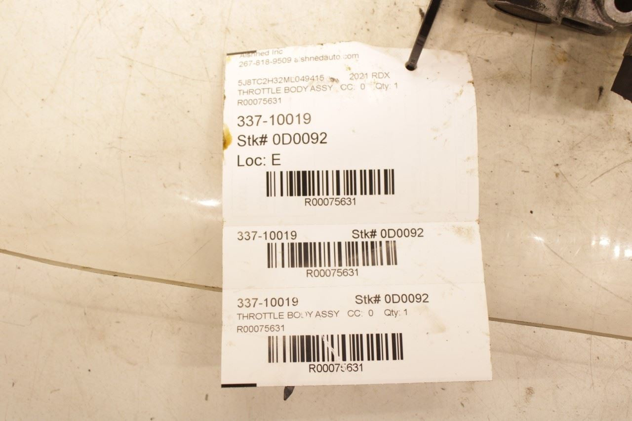 2019-2025 Acura RDX SH-AWD 2.0L Fuel Injection Throttle Body 16400-RPY-G01 OEM - Alshned Auto Parts