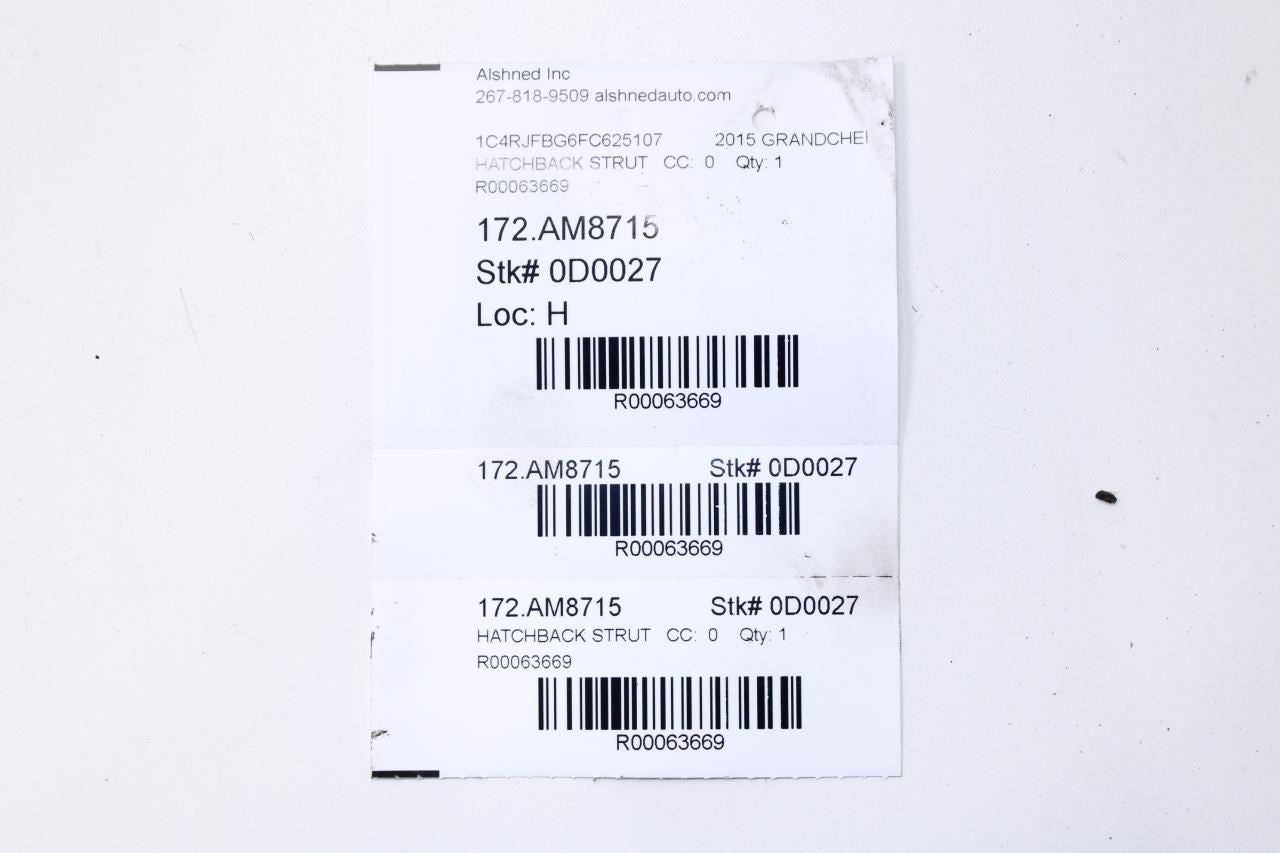 14-21 Jeep Grand Cherokee RR Liftgate Cylinder Strut Pair 68165052AB OEM *ReaD* - Alshned Auto Parts