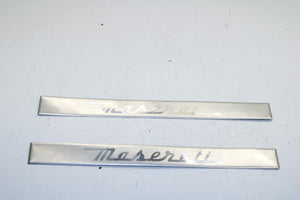 2017-21 Maserati Ghibli Front Right and Left Side Door Step Sill Plate 670013727