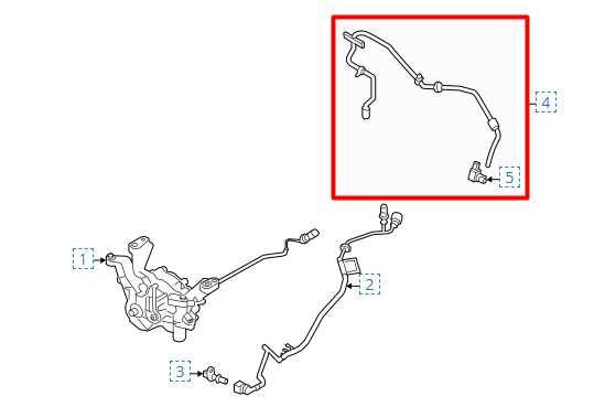 18-20 Jaguar XE R-Dynamic S Brake Booster Vacuum Hose Tube w/ Sensor HPLA75510BA - Alshned Auto Parts