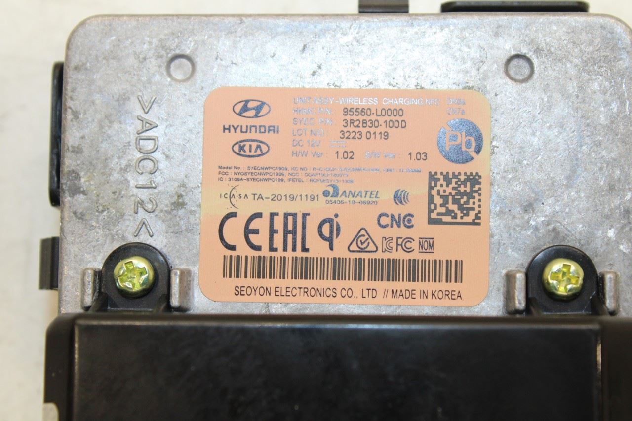 2021-2023 Hyundai Elantra SEL Console Phone Wireless Charger Module 95560-L0000 - Alshned Auto Parts
