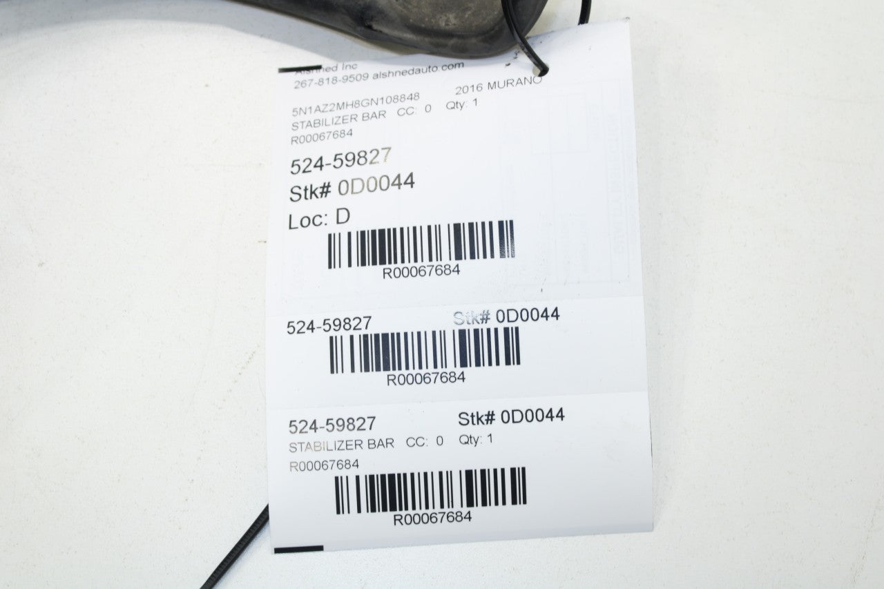 15-24 Nissan Murano Platinum AWD Front Stabilizer Sway Anti-Roll Bar 54611-5AA1A - Alshned Auto Parts