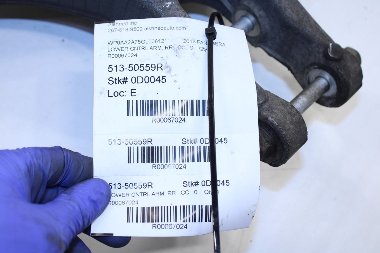 10-16 Porsche Panamera 4 AWD Rear RH Suspension Upper and Lower Control Arm Set - Alshned Auto Parts