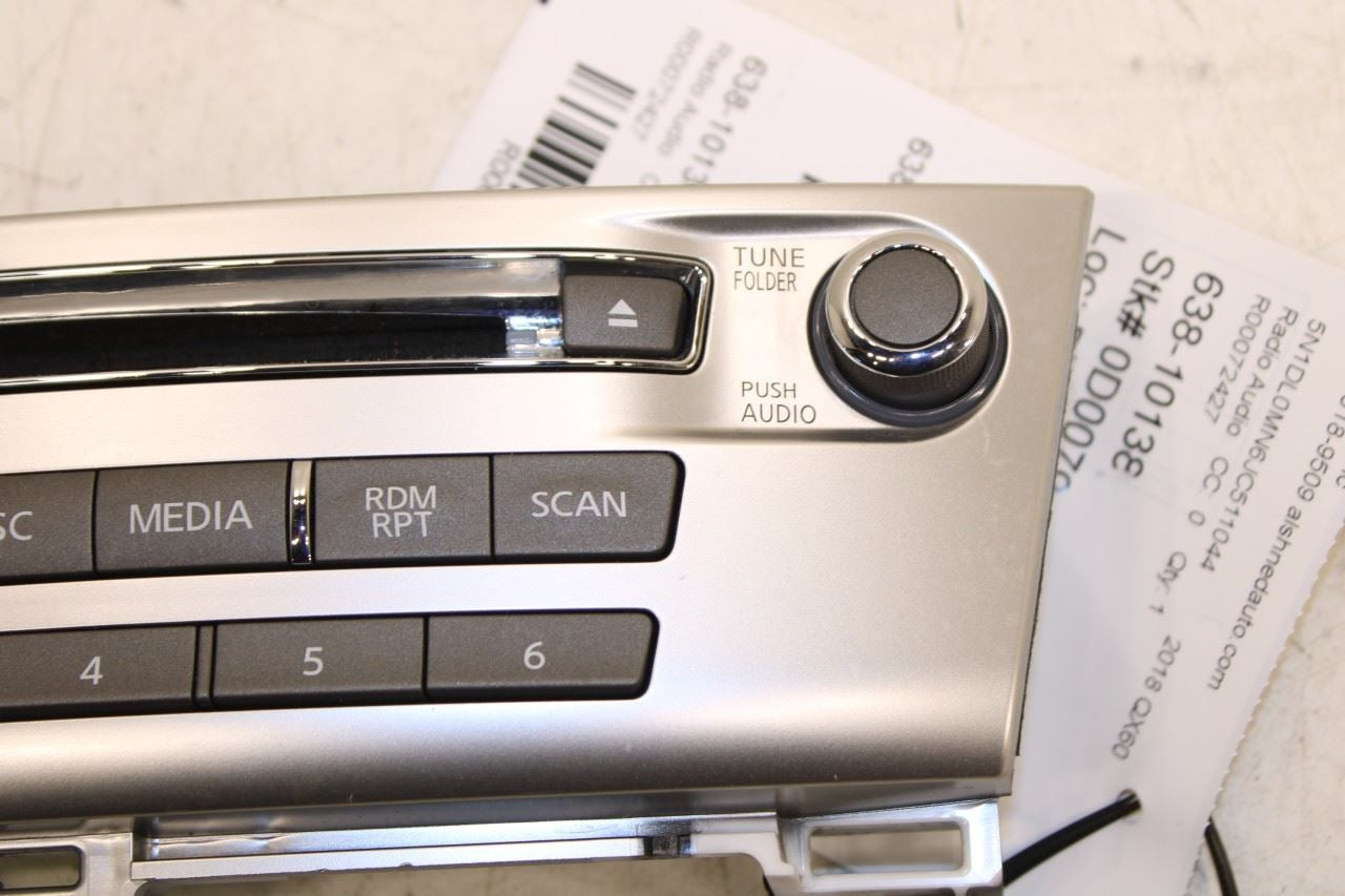 2016-2020 Infiniti QX60 Dash Audio Radio Faceplate Control Panel 25391-9NJ1A OEM - Alshned Auto Parts